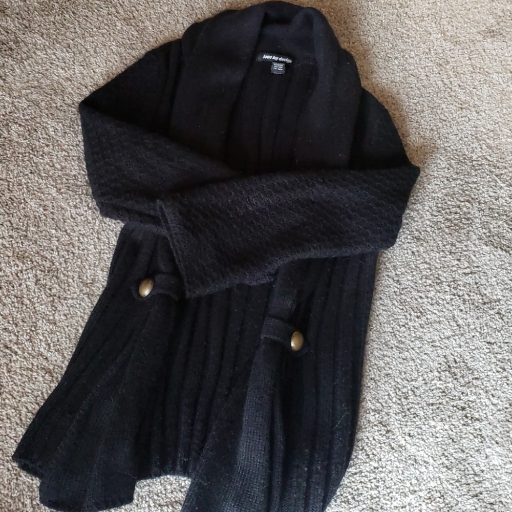 Black Knit Cardigan